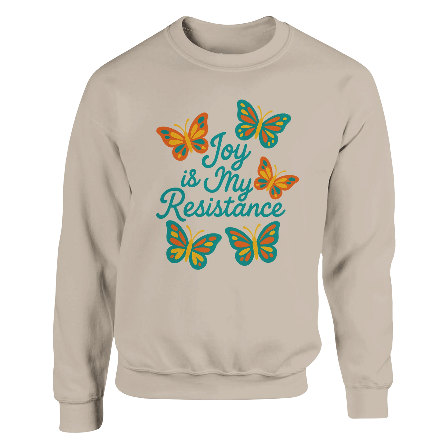 Joy Is My Resistance Butterfly Crewneck Sweatshirt (PRE-ORDER)