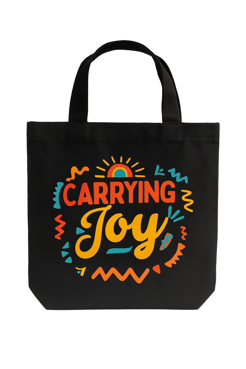 Carrying Joy Canvas Tote Bag – Everyday Reusable Tote