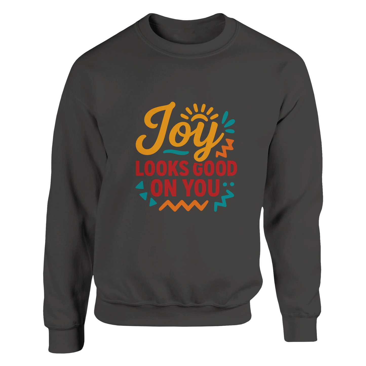 Joy Looks Good on You – Crewnecks (Pepper)
