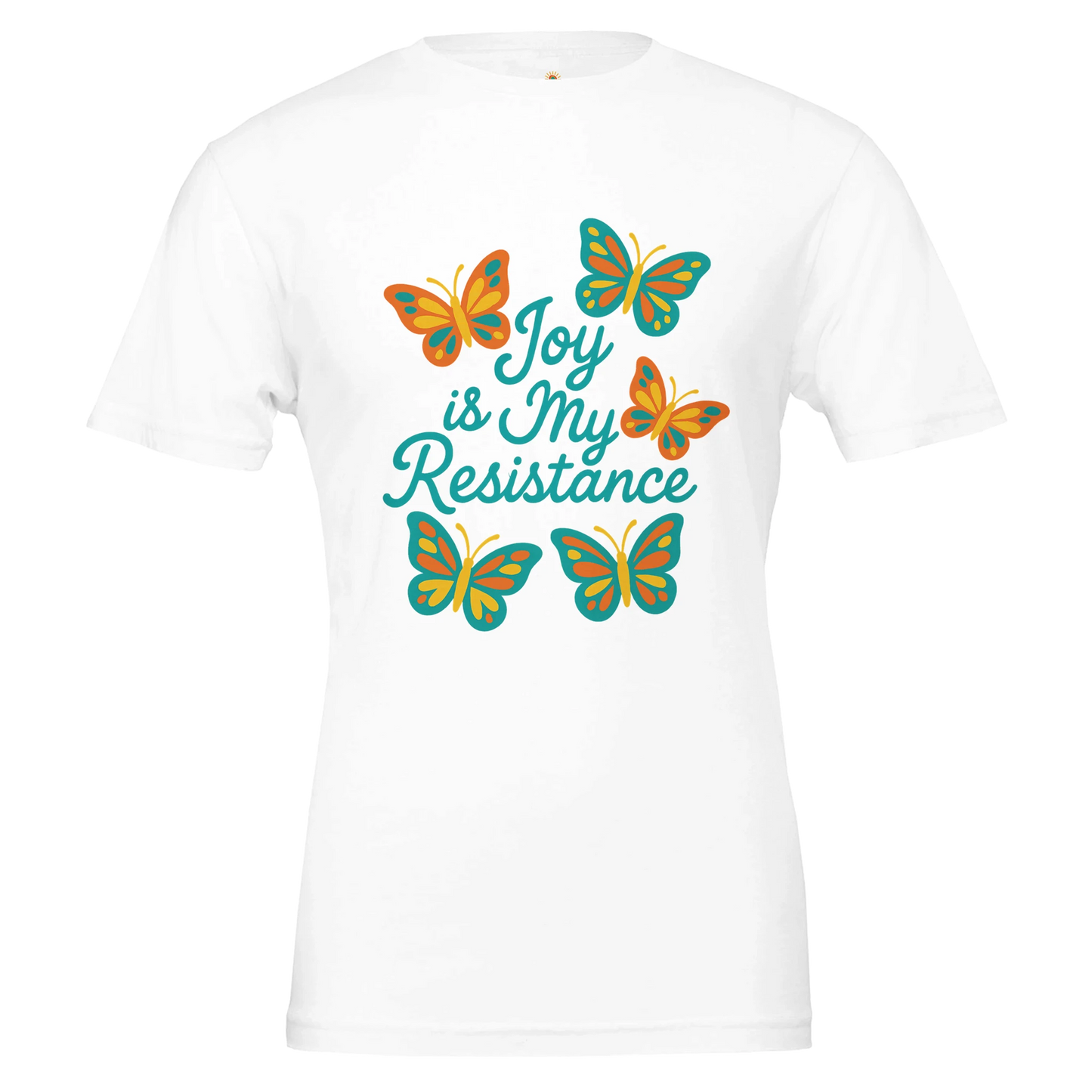 Joy Is My Resistance Butterfly T-Shirt (Black & White) - (PRE-ORDER)